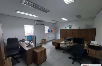 Excelente prédio comercia , 2 pavimentos ,190 m² a.u., 2 salas, 6 banheiros, galpão, recepção, depósito, 5 vagas. (ref 20.494)