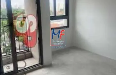 Excelente apto studio campo belo, com 25m² a.u., 1 dormitório, sala, varanda, lazer. prox. metrô eucaliptos (ref 20.692)
