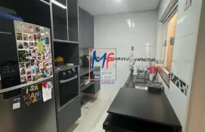 Excelente sobrado em cond. fechado, com 50m² a.u., 2 dormitórios (2 suítes), sala, cozinha, área de serviço, 2 vagas. prox. av. eng. caetano álvares (ref 20.834)