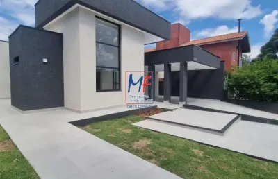 Excelente casa em cond. fechado em bragança paulista/sp, 189m² a.u., 3 dormitórios (3 suítes), piscina, área gourmet, churrasqueira, 4 vagas, lazer (ref 20.932)
