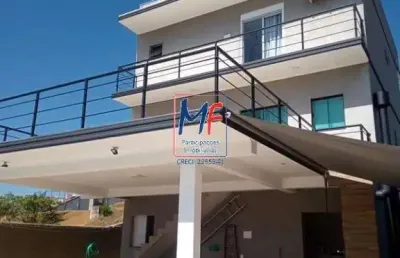 Excelente sobrado em cond. fechado em bragança paulista/sp,  360m² a.u., 4 dormitórios (1 suíte), sala, cozinha, varanda, churrasqueira, piscina, 3 vagas, lazer (ref 20.930)