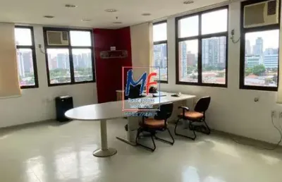 Excelente conjunto comercial na chácara santo antônio (zona sul sp), 120m² a.u., com 3 salas, 5 banheiros, cozinha, 3 vagas. prox. metrô borba gato (ref 20.601)