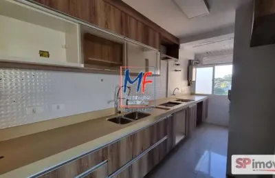 Excelente apto na vila campestre, com 88m² a.u., 3 dormitórios (1 suíte), sala c/ 2 ambientes, varanda gourmet, cozinha, lavanderia, depósito, 2 vagas, lazer (ref 21.196)