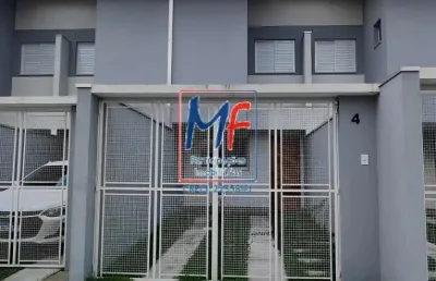 Excelente sobrado no pontal de santa marina, caraguatatuba/sp, com 76m² a.u., 2 dormitórios (2 suítes), sala, cozinha, 1 vaga. prox. shopping serramar (ref 21.273)