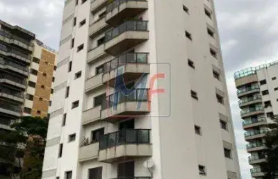Ref 546 lindo apartamento no bairro jardim analia franco sendo 3 suítes, 5 banheiros e 3 vagas fixas e cobertas com 200 m² de área útil.