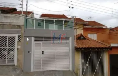 Ref 3.540 - belo sobrado no jd. franca região nobre próximo de santana, 3 dorms, varanda, lavabo, cozinha e copa, 2 vagas e  169 m² a.c.
