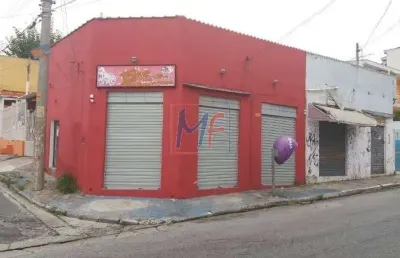 Ref: 6426 excelente terreno de esquina com casa e salão alugados no bairro vila santa clara, casa é terrea com 3 dorms, 3 vagas, quintal.