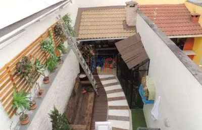 Ref 6493 lindo sobrado 145 m²a.c. ,3 dorms, 2 vagas v.dalila a 200mts valdemar c.p.