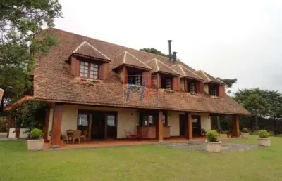 Lindíssima casa assobradada para venda no bairro descansopolis, campos jordão 7 dorms,sendo  6 suítes, 15 vagas, 840 m a.c. ref: 9.548