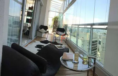 Ref: 11.997 lindo apto 187 m²1 dorms. (sendo 1 suíte), estilo loft , todo reformado, 2 vagas , acabamento alto padrão, bairro cerqueira césar.