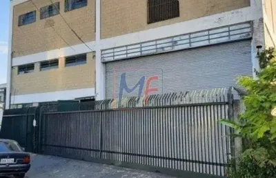 Ref: 14.568 - galpão edificado em terreno de 588 m², 1.004 m² de área construída, térreo de 451 m², com galpão (pé direito de 6,15 metros).
