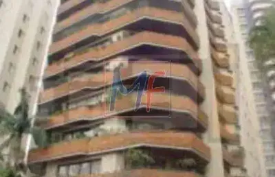Ref: 10.704 - lindo apto no pacaembu com 370 m², sendo 4 suítes, varanda, salas, bar, lavabo, escritório, cozinha, área de serviço, 4 vagas.