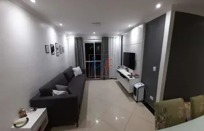 Ref: 14.884 - excelente apartamento na vila araguaia, com 66 m² 3 dormitórios, sala, sacada, cozinha, área de serviço, 1 vaga determinada.