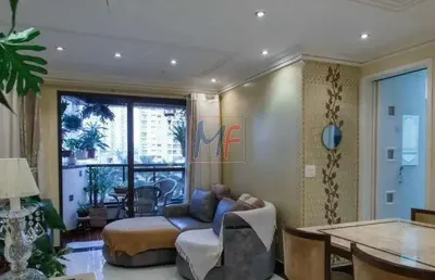 Lindo apto v. gomes cardim,  84 m² a.u., 3 quartos (1 suíte) living integrado ao terraço, lavanderia, 2 vagas e lazer. ref: 15.099 -