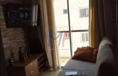 Ref: 15.112 apto na cidade líder, com 48 m², 2 quartos, sala, sacada, cozinha, banheiro, área de serviço, móveis planejados e 1 vaga. lazer.