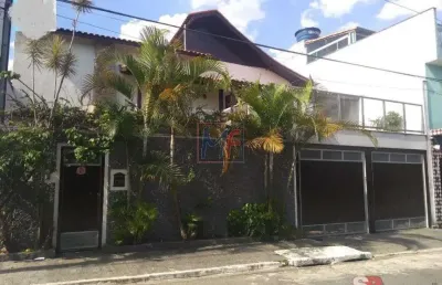 Ref: 15.366 sobrado na vila são francisco, de 260 m², 3 quartos (1 suíte), salas jantar e estar, lavabo, quintal, churrasqueira, edícula, 2 vagas.