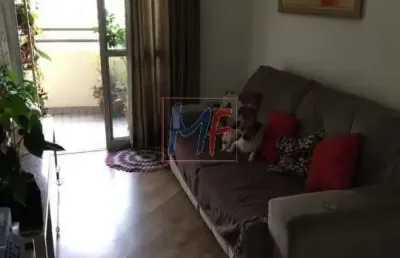 Ref: 15.673 - lindo apartamento no bairro santa cecilia, com 65 m² de área útil, 2 quartos, sala, cozinha, área de serviço, 1 vaga e lazer.