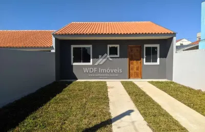 Casa com 3 quartos à venda na rua marcílio dias, 736, campo pequeno, colombo, 50 m2 por r$ 360.000