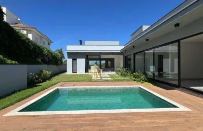 Bela casa nova com 4 suítes à venda no condomínio campos de santo antônio em itu/sp!!