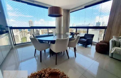 Apartamento com 3 quartos, 3 suítes à venda, 130 m² por r$ 1.395.000 - jardim apipema - salvador/ba