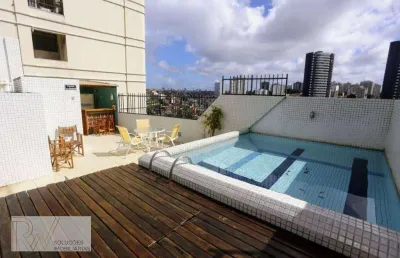 Cobertura com 3 dormitórios, 1 suíte à venda, 240 m² por r$ 800.000,00 - horto florestal - salvador/ba