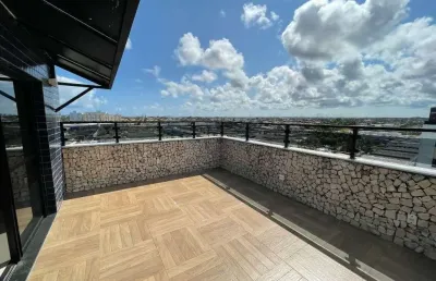 Cobertura com 2 dormitórios, 1 suíte à venda, 104 m² por r$ 520.000,00 - centro - lauro de freitas/ba