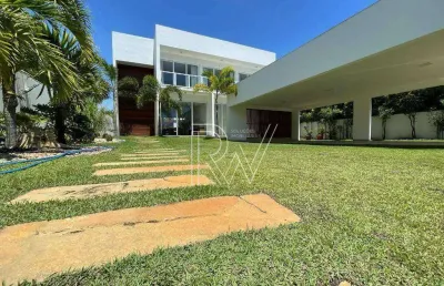 Casa no condomínio interlagos com 5 dormitórios, 5 suítes à venda, 750 m² por r$ 4.900.000  camaçari/ba