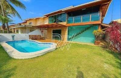 Casa com 5 dormitórios, 4 suítes à venda, 437 m² por r$ 2.100.000 - praia do flamengo - salvador/ba