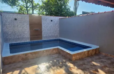 Casa para venda em itanhaém, santa terezinha, 2 dormitórios, 1 suíte, 1 banheiro, 2 vagas
