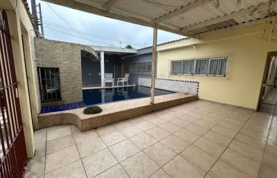 Casa para venda em itanhaém, balneário gaivota, 4 dormitórios, 2 banheiros, 2 vagas
