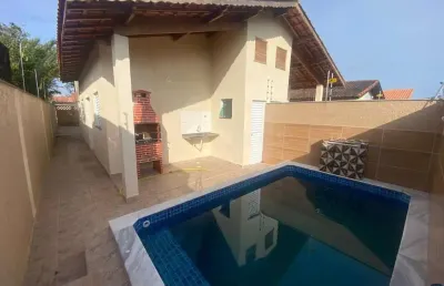 Casa para venda em itanhaém, jardim jamaica, 2 dormitórios, 1 suíte, 1 banheiro, 2 vagas