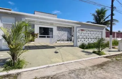 Casa alto padrão para venda em itanhaém, balneário califórnia, 3 dormitórios, 1 suíte, 1 banheiro, 3 vagas