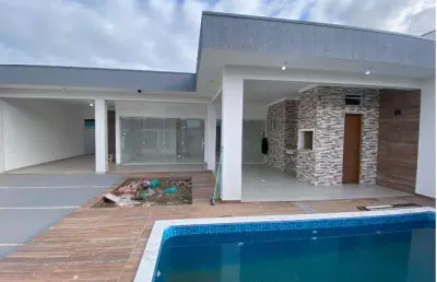 Casa para venda em itanhaém, bopiranga, 3 dormitórios, 1 suíte, 2 banheiros, 3 vagas