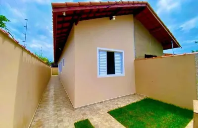 Casa para venda em itanhaém, balneário gaivota, 2 dormitórios, 1 suíte, 1 banheiro, 1 vaga