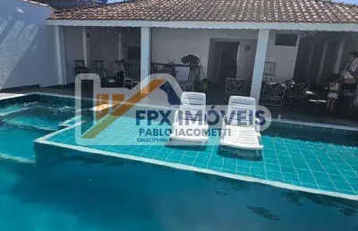 Casa para venda em itanhaém, balneário gaivota, 3 dormitórios, 1 suíte, 3 banheiros, 3 vagas