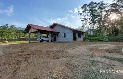 Sítio com 2 dormitórios à venda, 32000 m² por r$ 650.000,00 - rio da luz - jaraguá do sul/sc