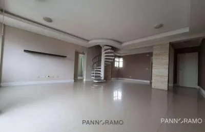 Cobertura com 3 dormitórios para alugar, 186 m² por r$ 5.914,00/mês - portão - curitiba/pr