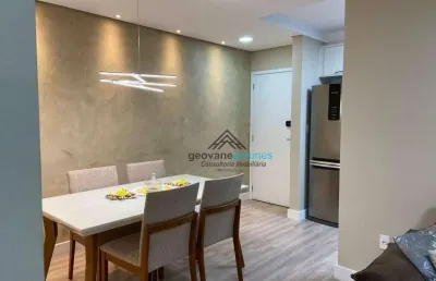 Apartamento com 2 dormitórios à venda, 62 m² por r$ 424.000,00 - vila santa rita - sorocaba/sp