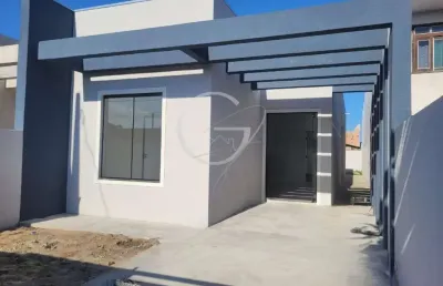 Residência nova com 03 quartos (sendo 01 suíte) - balneário rivieira!!