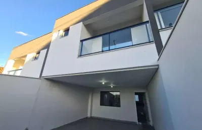 Linda casa independente de 3 qtos com 2 vagas no b. floramar - ca3290