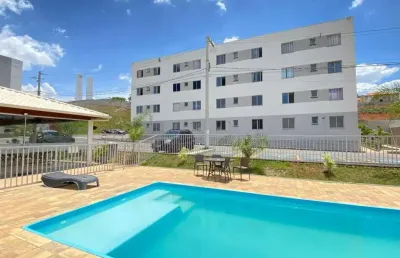 Apartamento 2 quartos com lazer completo em vespasiano – opção com área privativa - ap3391