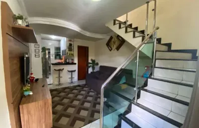 Casa duplex individual, 2 quartos em venda nova - ca3409