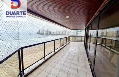 Apartamento com 3 dormitórios para alugar, 148 m² por r$ 11.500,00/mês - astúrias - guarujá/sp