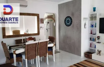 Apartamento com 3 dormitórios, 100 m² - venda por r$ 580.000,00 ou aluguel por r$ 4.600,00/mês - vila alzira - guarujá/sp