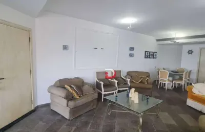Apartamento com 4 dormitórios para alugar, 213 m² por r$ 8.000,00/mês - astúrias - guarujá/sp