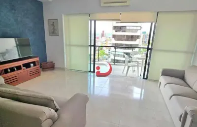 Apartamento com 4 dormitórios à venda, 160 m² por r$ 900.000,00 - astúrias - guarujá/sp