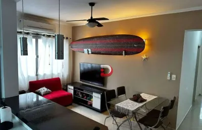 Apartamento com 2 dormitórios à venda, 70 m² por r$ 380.000,00 - tombo - guarujá/sp