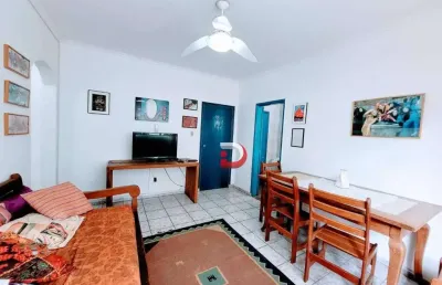 Apartamento com 1 dormitório à venda, 60 m² por r$ 300.000,00 - astúrias - guarujá/sp