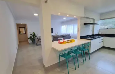 Apartamento com 3 dormitórios à venda, 103 m² por r$ 650.000,00 - vila alzira - guarujá/sp