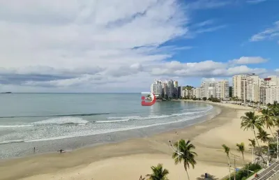 Apartamento com 3 dormitórios à venda, 160 m² por r$ 1.250.000,00 - astúrias - guarujá/sp